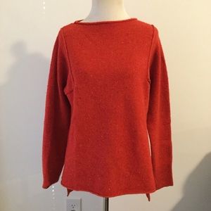 Sundance chunky rust sweater Xs wool blend